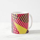 Mug Conception géométrique colorée Abstraite (Devant droit)