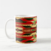 Mug Conception géométrique dans les couleurs du désert (Gauche)