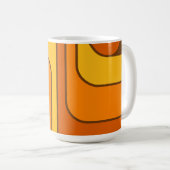 Mug Conception géométrique de style rétro MCM 1970 (Devant droit)