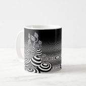 Mug Conception géométrique des champignons magiques du (Devant gauche)