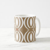 Mug Conception géométrique des lignes vintages (Devant droit)