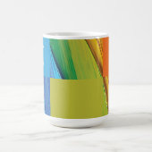 Mug Conception géométrique et colorée monogramme (Centre)