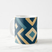 Mug Conception géométrique sombre (Devant gauche)