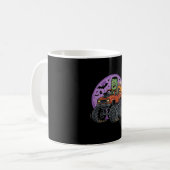 Mug Conception graphique de camion monstre Frankenstei (Devant gauche)