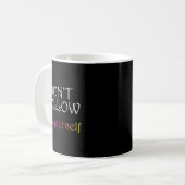 Mug Conception graphique de gentillesse Soyez Inspiré (Devant gauche)