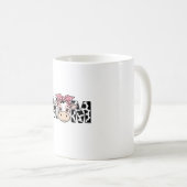 Mug Conception graphique de maman vache mignonne arc_1 (Devant droit)