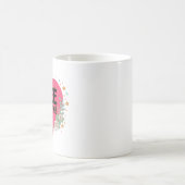 Mug conception graphique du coeur rose de la Palestine (Centre)