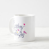 Mug Conception graphique pour enfants : des phrases mi (Devant gauche)
