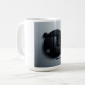 Mug Conception graphique sombre moderne (Devant gauche)