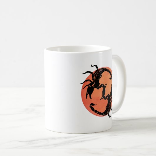 Mug Conception graphique Tribale Scorpion (Devant droit)