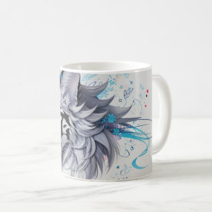 Mug conception gribouillante d'un tigre