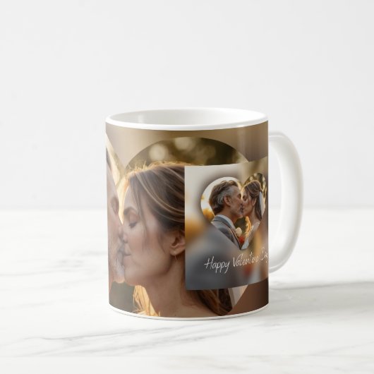 Mug Conception Heureuse Sainte-Valentin (Devant droit)