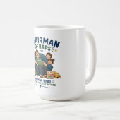 Mug Conception humoristique de président de sieste con (Devant droit)