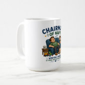 Mug Conception humoristique de président de sieste con (Devant gauche)