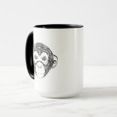 Mug Conception inspirée de singe (Devant gauche)