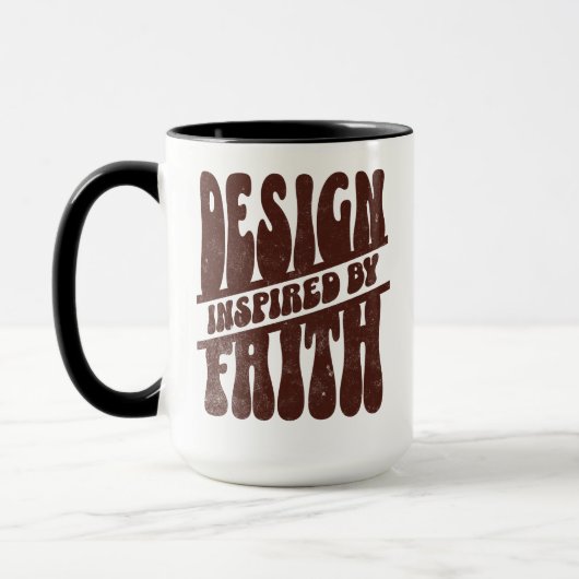 Mug Conception inspirée par la foi (Gauche)