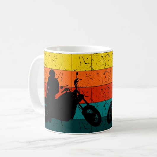 Mug Conception inspirée par l'aventure et le cyclisme (Devant gauche)