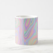 Mug Conception iridescente liquide abstraite de (Centre)