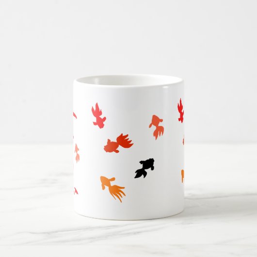 Mug Conception japonaise "poisson rouge " de kanji (Centre)