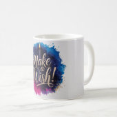 Mug Conception Joyeux Anniversaire Néon (Devant droit)