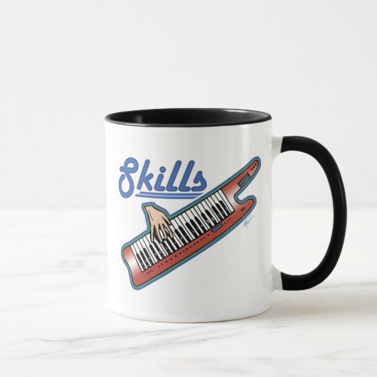 Mug conception keytar de qualifications (Droite)