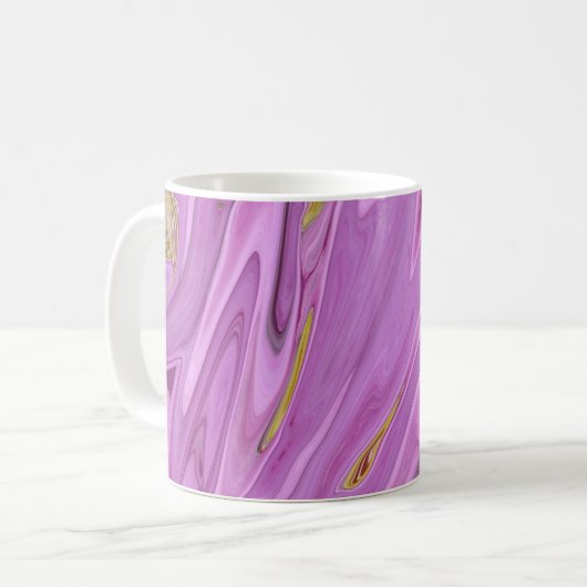 Mug Conception liquide violette (Devant gauche)