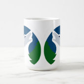 Mug Conception Loup Hurlant Pleine Lune (Centre)