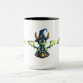 Mug Conception magique du dragon d'Halloween (Centre)