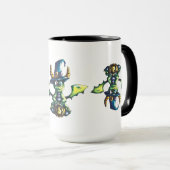 Mug Conception magique du dragon d'Halloween (Devant droit)
