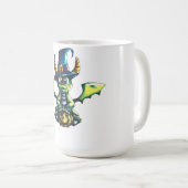 Mug Conception magique du dragon d'Halloween (Devant droit)