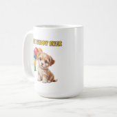 Mug Conception "Meilleur Copain de Toujours" de Chiot (Devant gauche)