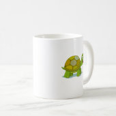 Mug Conception mignonne de l'ami de la tortue (Devant droit)