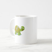 Mug Conception mignonne de l'ami de la tortue (Devant gauche)