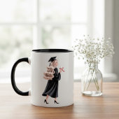 Mug Conception minimale de l'année scolaire pour le no