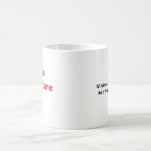 Mug Conception minimale de Love You More (Centre)