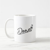 Mug Conception minimale de remise de diplôme terminée (Gauche)