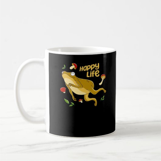 Mug Conception minimale essentielle de grenouille heur (Gauche)
