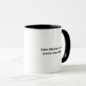 Mug Conception minimale sincère Je t'aime (Devant droit)