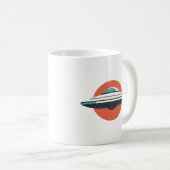 Mug Conception minimaliste UFO moderne (Devant droit)