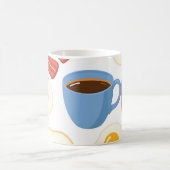 Mug Conception moderne à plat d'oeufs de bacon Toast e (Centre)