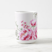 Mug Conception Moderne de Fleurs de Rose (Centre)