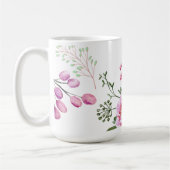 Mug Conception Moderne de Fleurs de Rose (Gauche)