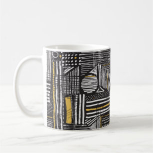 Mug Conception motif Abstraite et créative, transparen