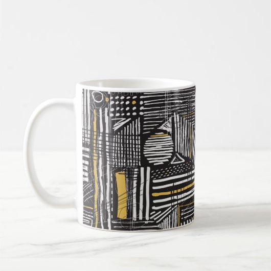 Mug Conception motif Abstraite et créative, transparen (Gauche)