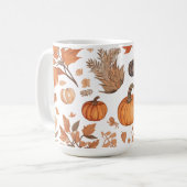 Mug Conception motif d'automne (Devant gauche)