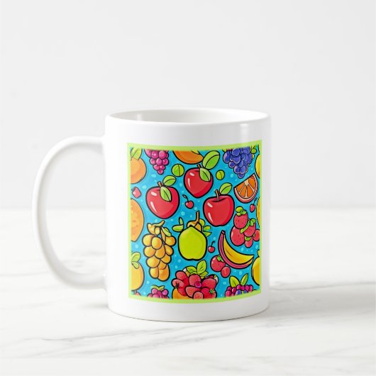 Mug Conception Motif fruitée (Gauche)
