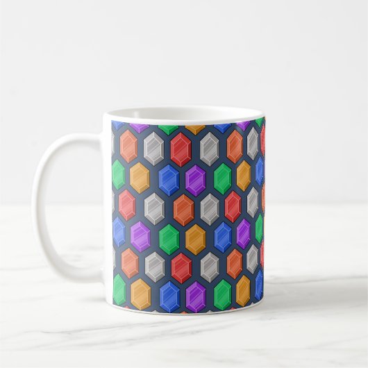 MUG CONCEPTION MOTIF GEMSTONES (Gauche)