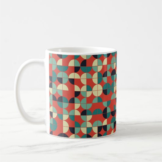 Mug conception motif géométrique transparente (Gauche)