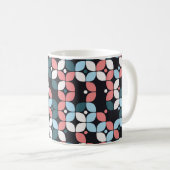 Mug conception motif géométrique transparente, texture (Devant droit)