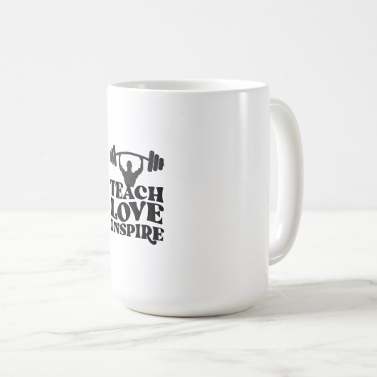 Mug Conception motivationnelle de salle de sport (Devant droit)